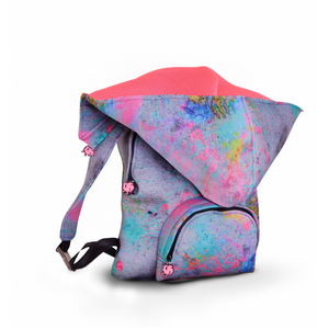 Print Basic - Hooded Backpack - Water-repellent - Pollock