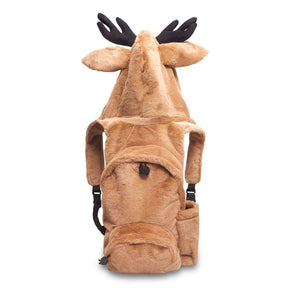 "NEW" Deer- Little Kids Backpack with Detachable Hood - Water-Repellent