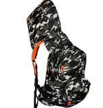 Load image into Gallery viewer, Big Kids - Hooded Backpack - Waterproof - Camo Orange
