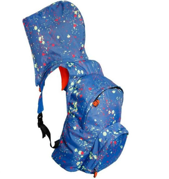 Big Kids - Hooded Backpack - Waterproof