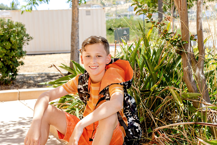 Big Kids - Camo Orange