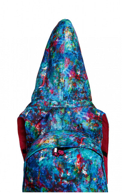 Big Kids - Hooded Backpack - Waterproof - Monet