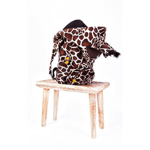 Giraffe - Backpack with Detachable Hood - Water-repellent - Large Size