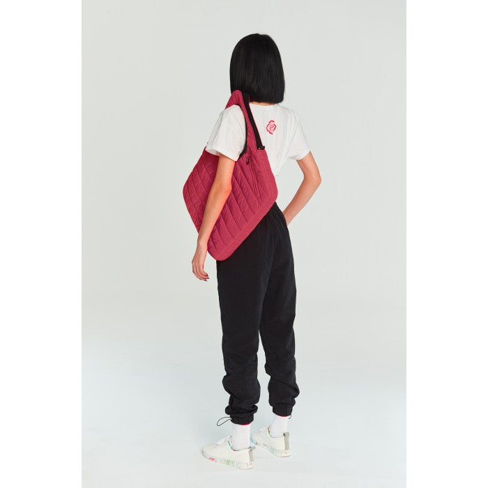 Puffer Diagonal Tote Bag - Waterproof