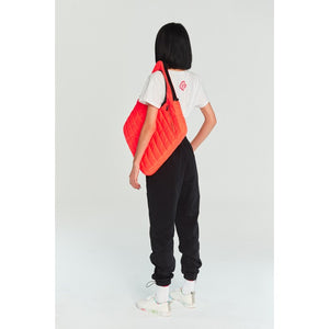 Puffer Diagonal Tote Bag - Waterproof