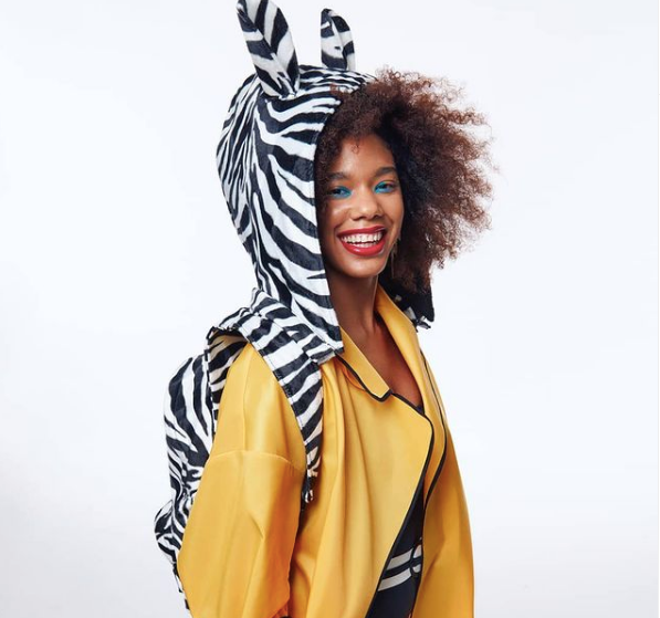 Zebra - Kids Backpack with Detachable Hood - Water-repellent