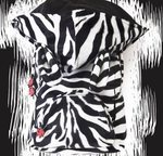 Load image into Gallery viewer, Zebra - Kids Backpack with Detachable Hood - Water-repellent

