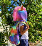 Load image into Gallery viewer, Unicorn - Kids Backpack with Detachable Hood - Water-repellent
