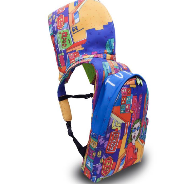 CITY Collection - Tokyo - Backpack with Detachable Hood - Water-repellent