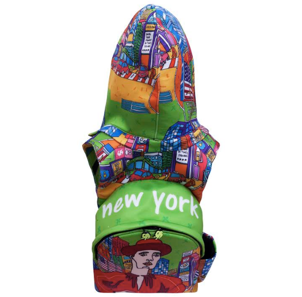 CITY Collection - New York- Backpack with Detachable Hood - Water-repellent
