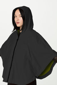 Gummy Black - Capehood - Cape with Backpack Waterproof