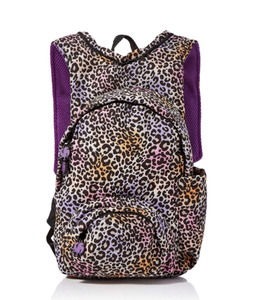 Ombre Cheetah - Little Kids Backpack with Detachable Hood- Water-repellent