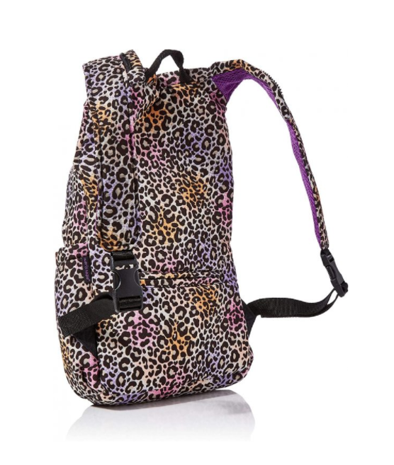 Ombre Cheetah - Little Kids Backpack with Detachable Hood- Water-repellent