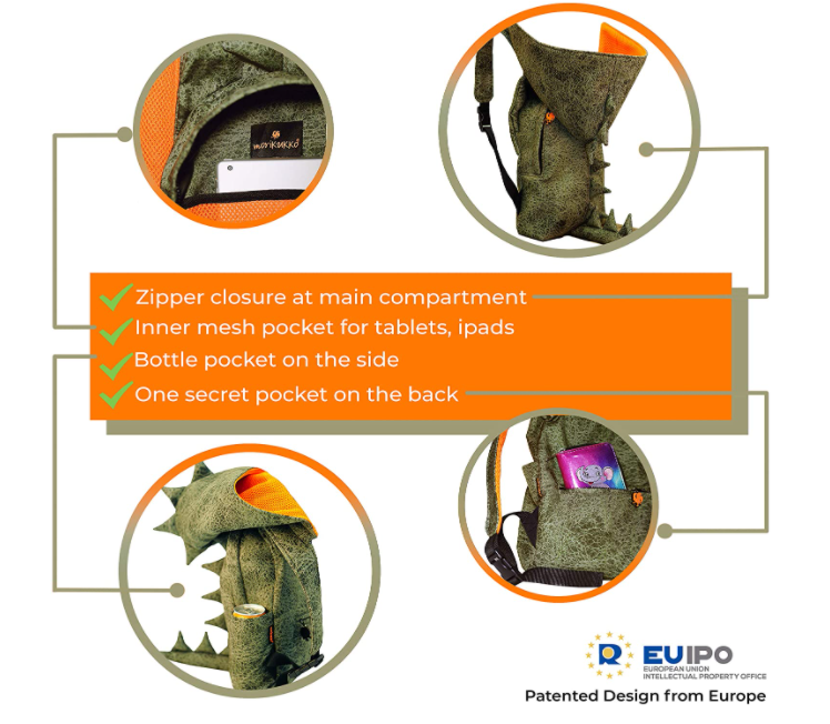 Dinosaur Backpack for