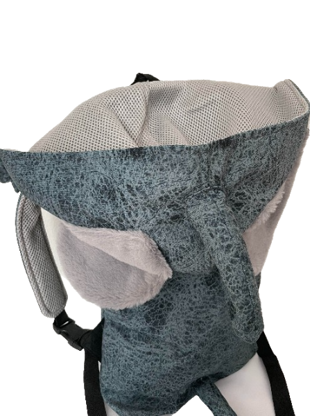 Elephant - Kids Backpack with Detachable Hood- Water-repellent