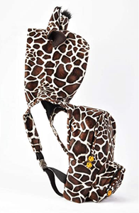 Giraffe - Backpack with Detachable Hood - Water-repellent - Large Size