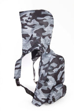 Load image into Gallery viewer, Print Basic - Hooded Backpack - Water-repellent - Grey Camo
