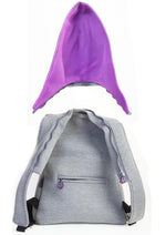 Load image into Gallery viewer, Grey Basic - Sport Lux - Backpack with Detachable Hood- Water-repellent
