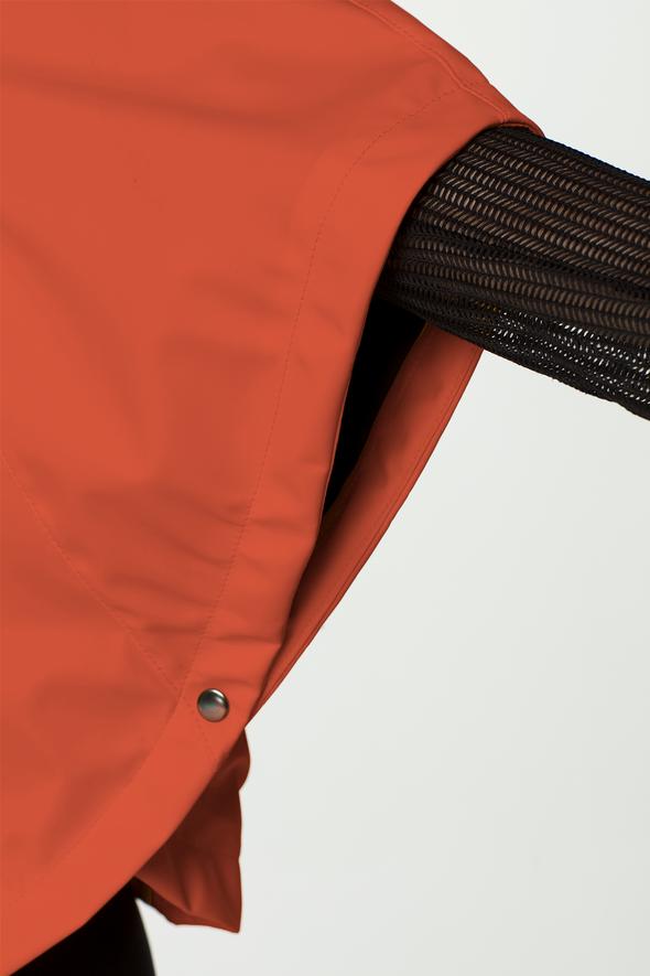 Gummy Red - Capehood - Cape with Backpack Waterproof