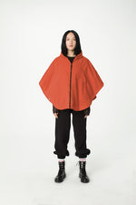Load image into Gallery viewer, Gummy Red - Capehood - Cape with Backpack Waterproof
